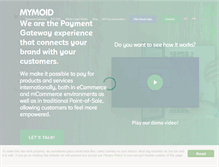 Tablet Screenshot of mymoid.com